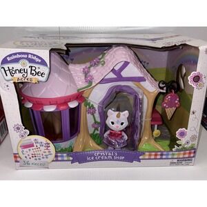 Honey Bee‎ Acres Rainbow Ridge Crystal's Ice Cream Shop 36-Piece Play Set